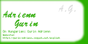 adrienn gurin business card